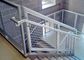 Aberturas quadradas Mesh For Stair Railings soldado galvanizado de aço inoxidável