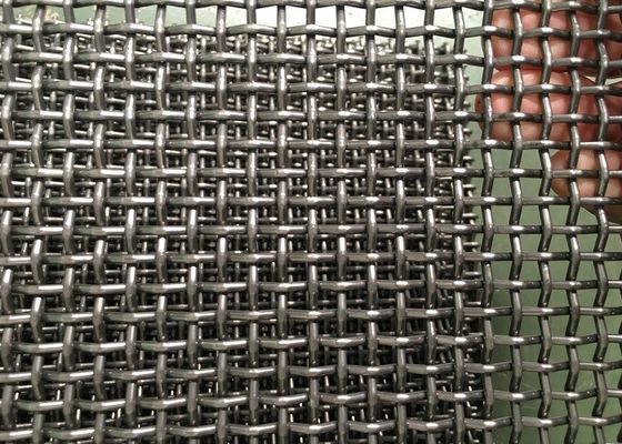 Triturador de pedra de Mesh Crimped Wire Cloth For da tela de vibração dos SS da indústria de carvão