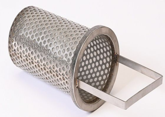 Ecrã de filtro de cesto de tecido simples para filtragem industrial