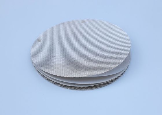 Fio de aço inoxidável Mesh Extruder Filter Screen Disc SS316L do filtro da soldadura de ponto