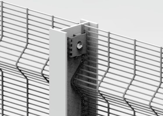 Metal de grande resistência Mesh Fence Panels 3D anti 358 de escalada Mesh Fencing Panels