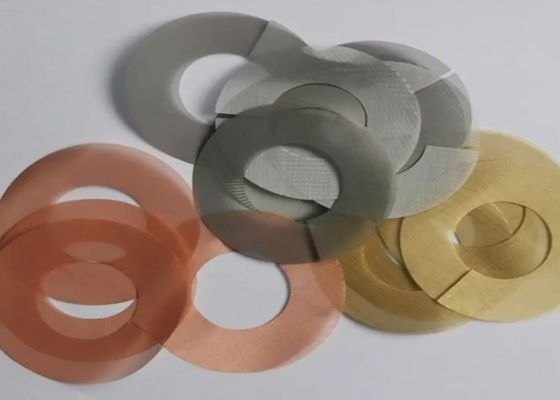 Disco de Mesh Shielding Wire Mesh Filter do filtro de 200 Mesh Ultra Fine Pure Copper