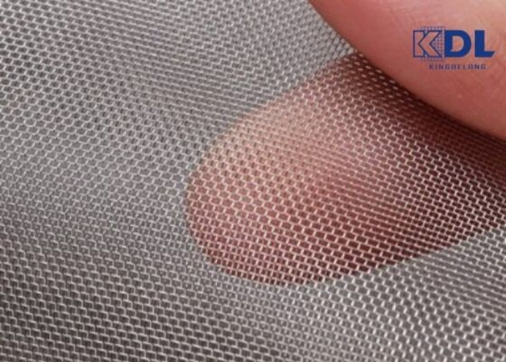 Malha de arame de filtro de aço inoxidável para filtrações e separações industriais