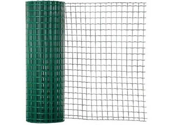 o Pvc do verde 3Fts revestiu a cerca Roll Rustproof de Mesh Fencing Rolls Wire Garden do fio