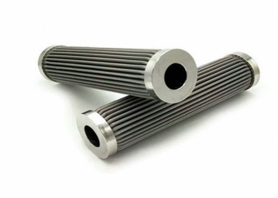 Filtro plissado de aço inoxidável