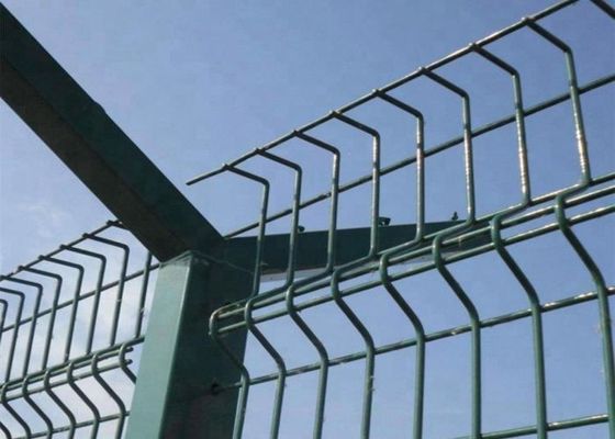 fio revestido 5.2m plástico Mesh Panels Airport Security Mesh de 4.0m que cerca os painéis