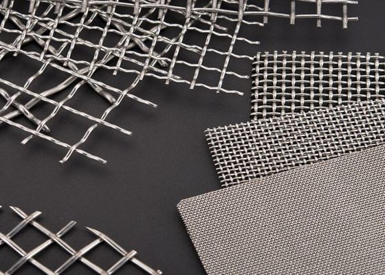 AISI316 filtragem de aço inoxidável frisada tecida Mesh Extruder Screen Mesh