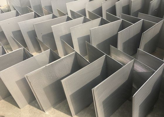 1.0 mm Espessura de folha de malha perfurada de aço inoxidável para filtragem industrial