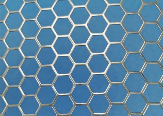 Tamanho do buraco 100 mm Folha hexagonal perforada Separação de filtragem eficiente nas indústrias