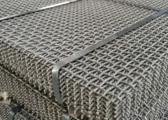 Ecrã de malha de arame tecido resistente à corrosão com malha quadrada para 30° 180° Tipo de gancho