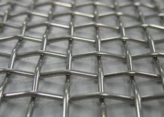 Ecrã de malha de arame tecido resistente à corrosão com malha quadrada para 30° 180° Tipo de gancho