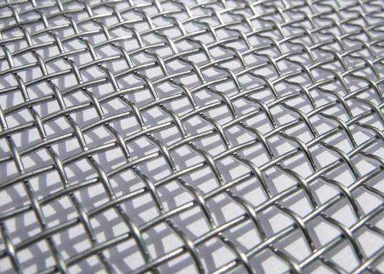 Tela de malha de aço inoxidável para resistência à abrasão e corrosão