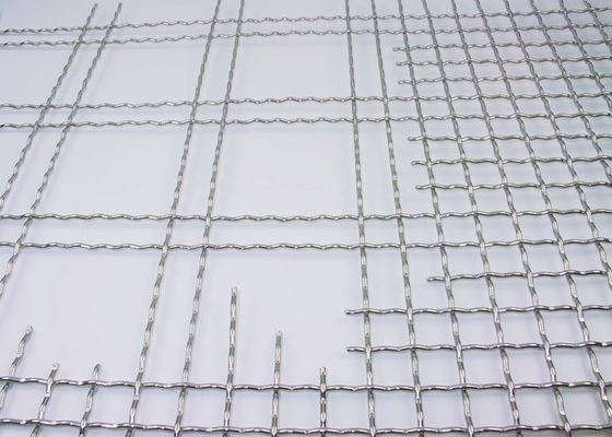Ecrã de malha de fio de tecido resistente a impactos pesados malha quadrada galvanizada com longa vida útil