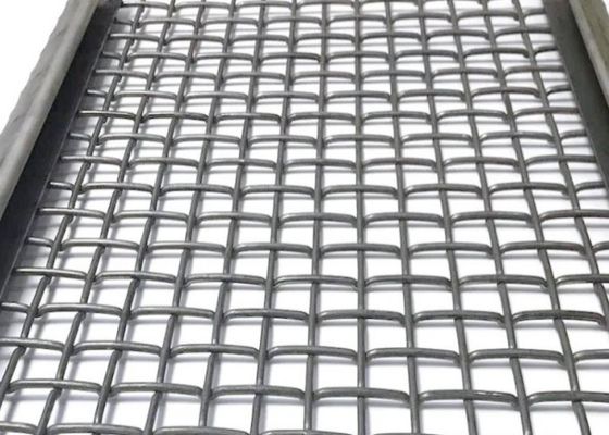 Ecrã de malha de arame farpado de metais industriais pesados para aplicações resistentes à abrasão