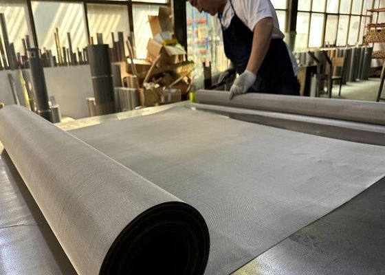 Rede de fios de aço inoxidável muito fina tela de tecelagem simples tipo 400 rede de tecelagem com vários comprimentos