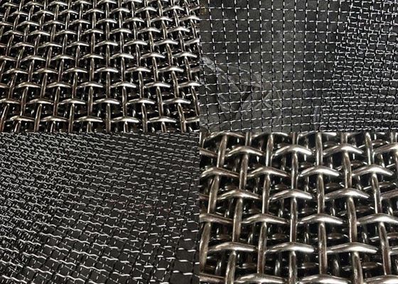 Rede de tela de aço inoxidável resistente à corrosão com largura máxima de 8 metros