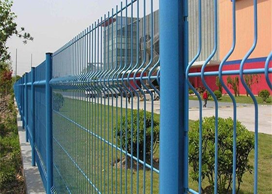 Aço carbono PVC revestido de malha de arame soldado anti-ferrugem para vedação de segurança