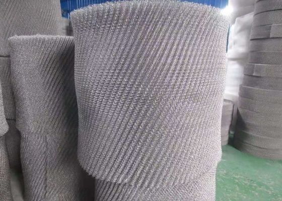 Filtro de líquido de gás industrial de malha de arame / malha de malha de tricô Filtro de líquido de gás com número de fios variados
