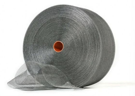 Aço inoxidável personalizado 304 316 Resistência à abrasão Níquel malha de arame tricotado para demister/pad de filtragem/eliminação de poeira