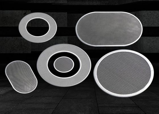 Rede de filtro de aço inoxidável de tecido simples para indústrias petrolífera e química