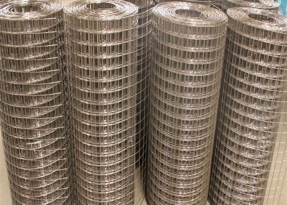 Rolos de malha elétrica soldada de 2,5 mm Galvanizados / SS