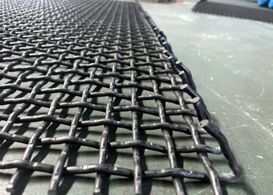 Grelha de aço de alto carbono de borda bruta com diâmetro de fio personalizável e polir eletrolítico para aplicações estruturais