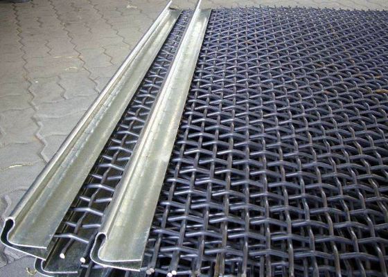 Grelha de aço de alto carbono de borda bruta com diâmetro de fio personalizável e polir eletrolítico para aplicações estruturais