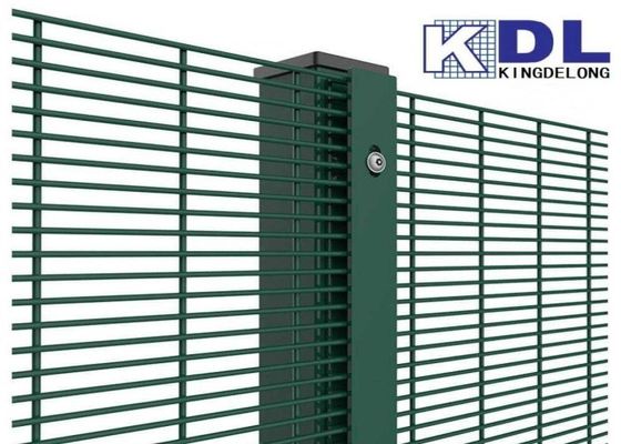 Anti rede de arame de escalada 2.7m de Mesh Panels Pvc Coated Green de 358 seguranças 3.0m