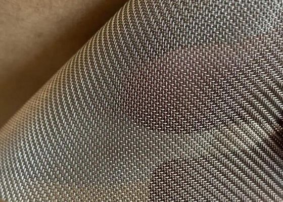 Twilled de aço inoxidável tece a malha 60mesh da tela de filtro veste a oposição