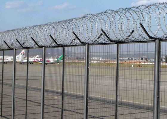 fio revestido 5.2m plástico Mesh Panels Airport Security Mesh de 4.0m que cerca os painéis