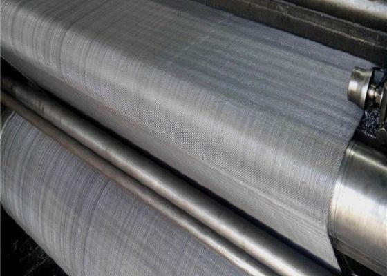 Tela de malha de arame de aço inoxidável tecida Aisi304 para uso industrial