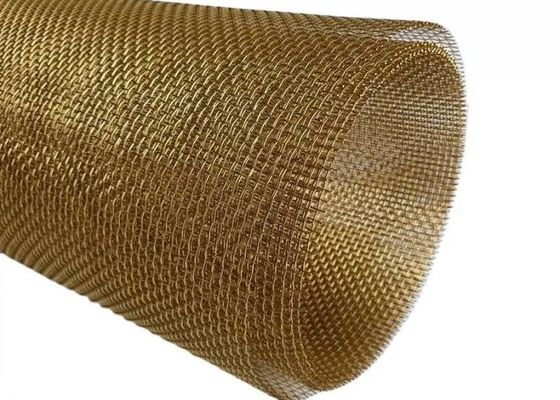 Tela de filtro de latão de malha lisa 2-200 malha resistente ao calor