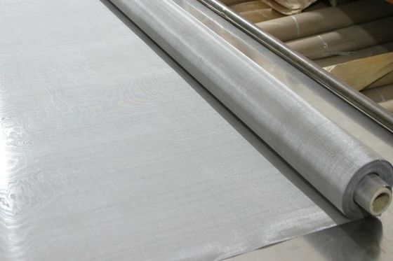 200 Mesh Stainless Steel Woven Wire Mesh Screen com comprimento de 30m