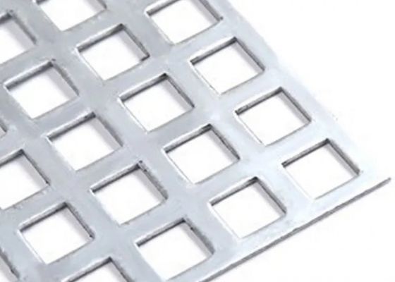 Folha de malha perfurada de buraco quadrado para aplicação de filtros