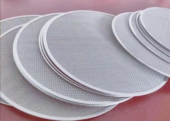 Filtro de malha de aço inoxidável para filtração industrial e química