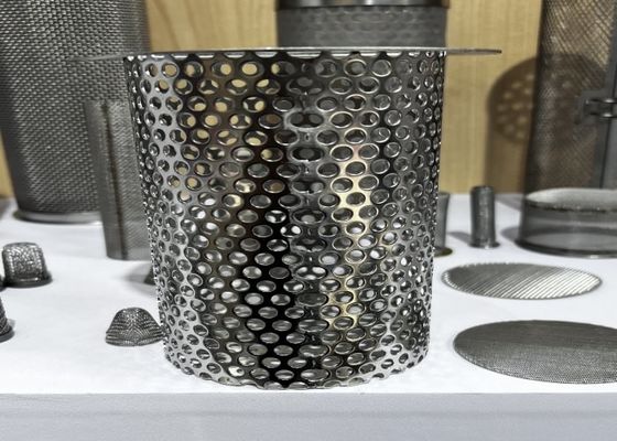 Técnica de malha de filtragem perfurada para filtragem industrial