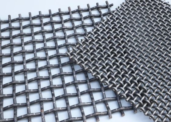 Ecrã de malha de arame farpado de aço de alta resistência à tração para 30° 180° tipo gancho e fenda longa