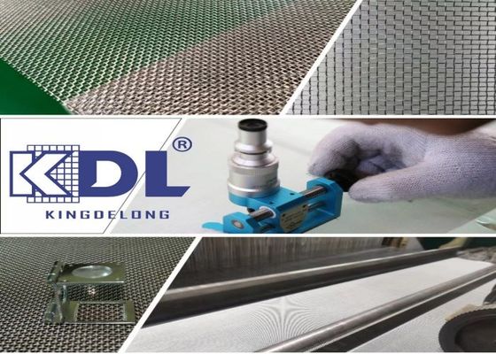 Alta qualidade SS304 316 aço inoxidável quadrado Metal tecido tela de peneira Filtro rede