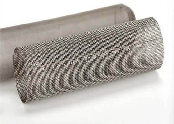 Filtragem Industrial Filtragem de tela Rede SUS304 304L Aço inoxidável 3-500 Rede quadrada Tecido simples