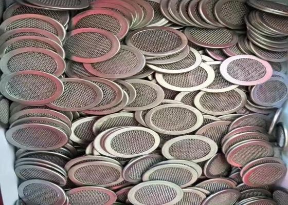 Rede de tela de filtro quadrado com tecido simples para filtração industrial