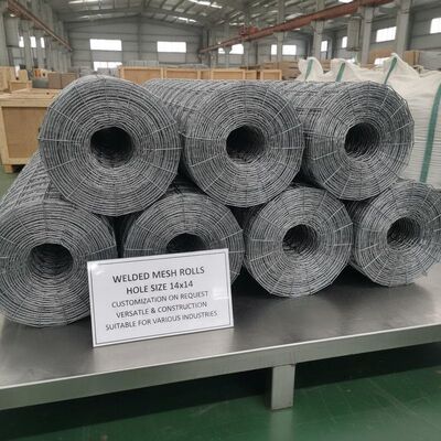 Tamanho do buraco 14 por 14 rolos de malha soldados Personalização sob pedido Versátil e construção adequada para várias indústrias