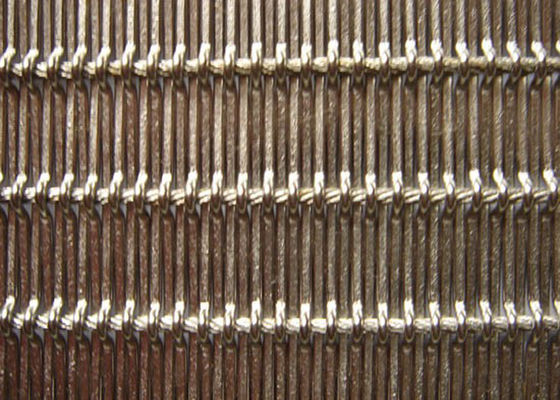 Decorativo frisado de aço inoxidável soldado da rede de arame do tamanho padrão galvanizado