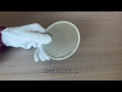 Rede de tela de filtro quadrado com tecido simples para filtração industrial