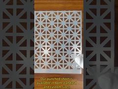 Tamanhos padrão ou opções personalizadas 304 folha de malha perfurada com espessura 0,1-12 mm