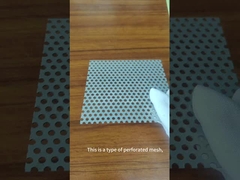 Ventilação e filtragem de fumaça Folha de malha perfurada 0.1mm-12mm espessura